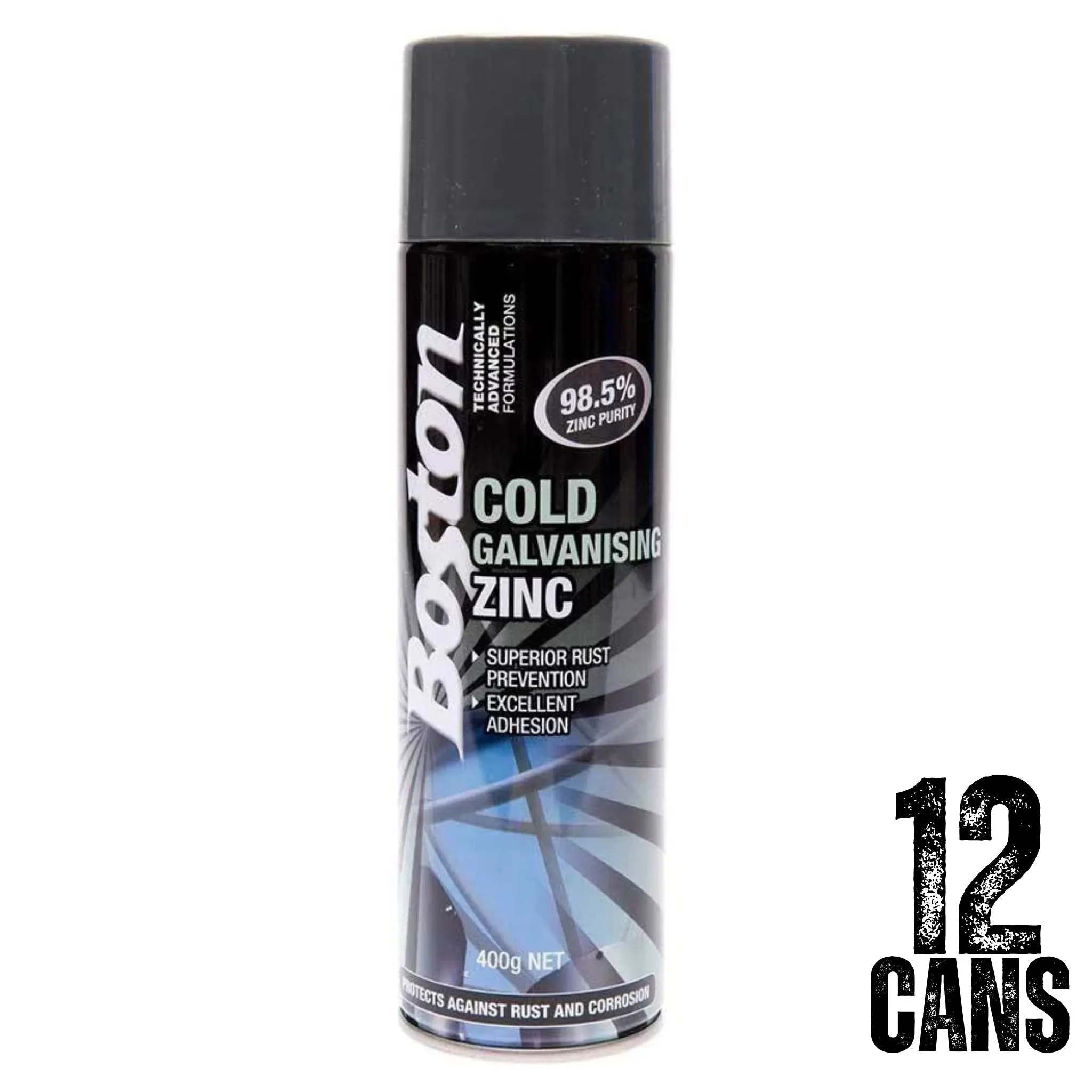12 Cans | Boston Cold Galvanizing Spray | BT250 | 400g