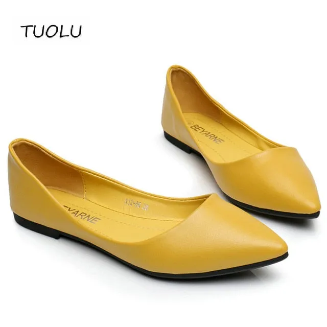 2017  womens sandals shoe Woman Genuine Leather Flat Shoes