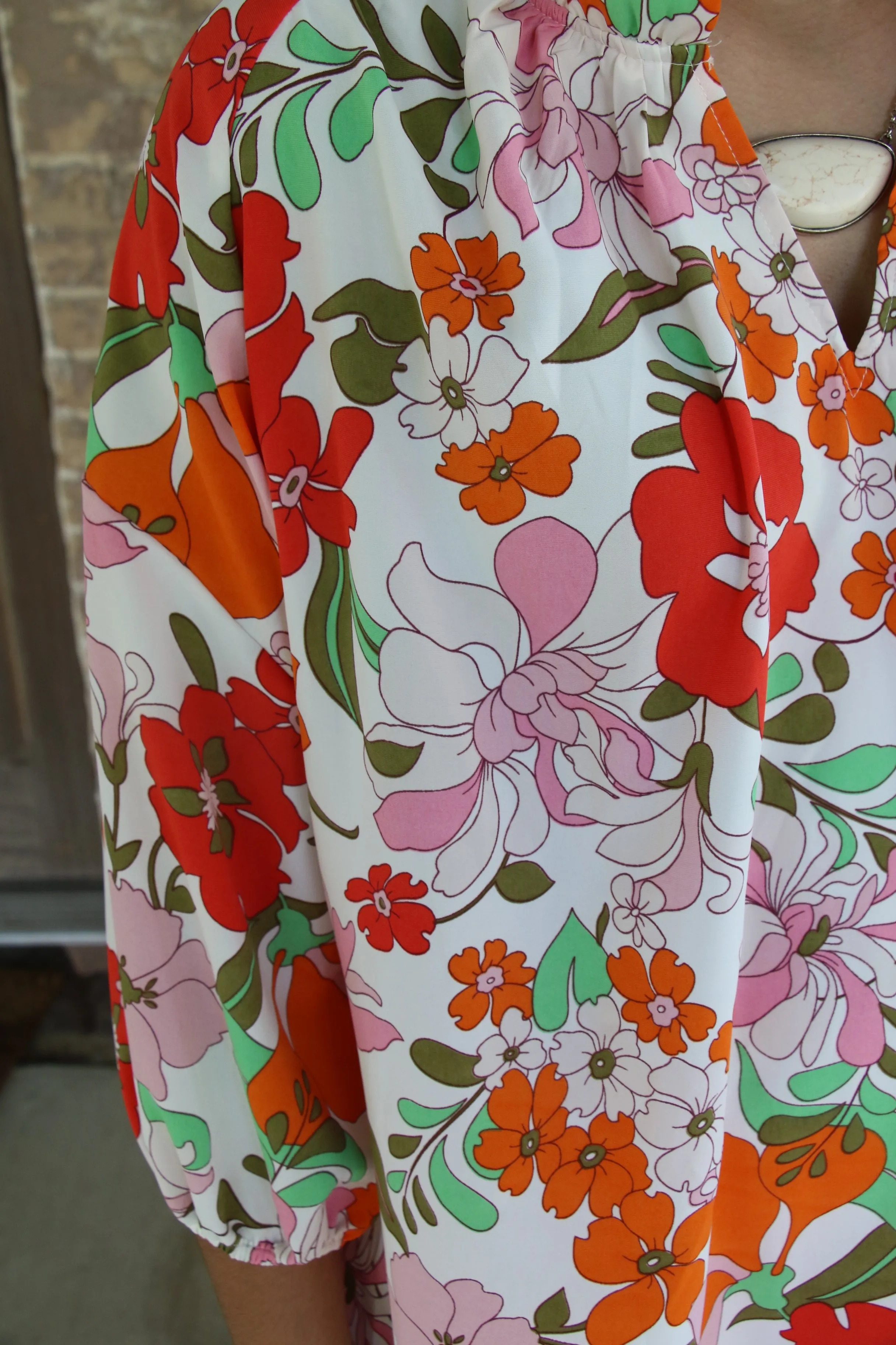 5203 FLOWER BLOUSE