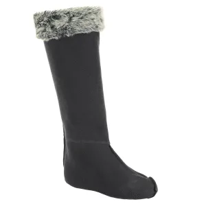 Adult Faux Fur/Fleece Horse Riding Boot Socks