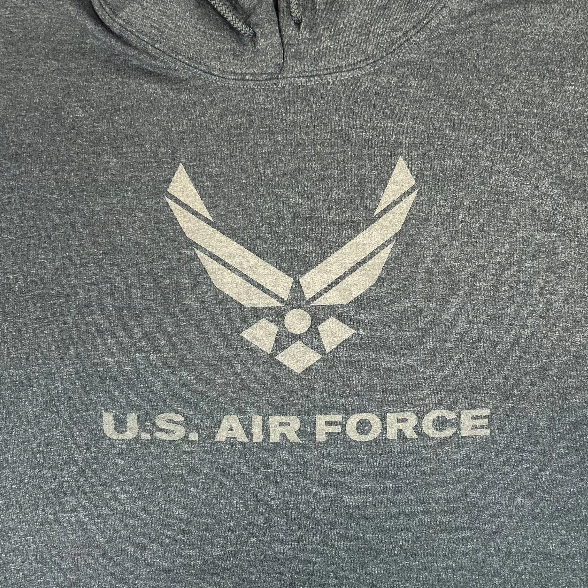 Air Force Reflective Logo Hood (Charcoal)