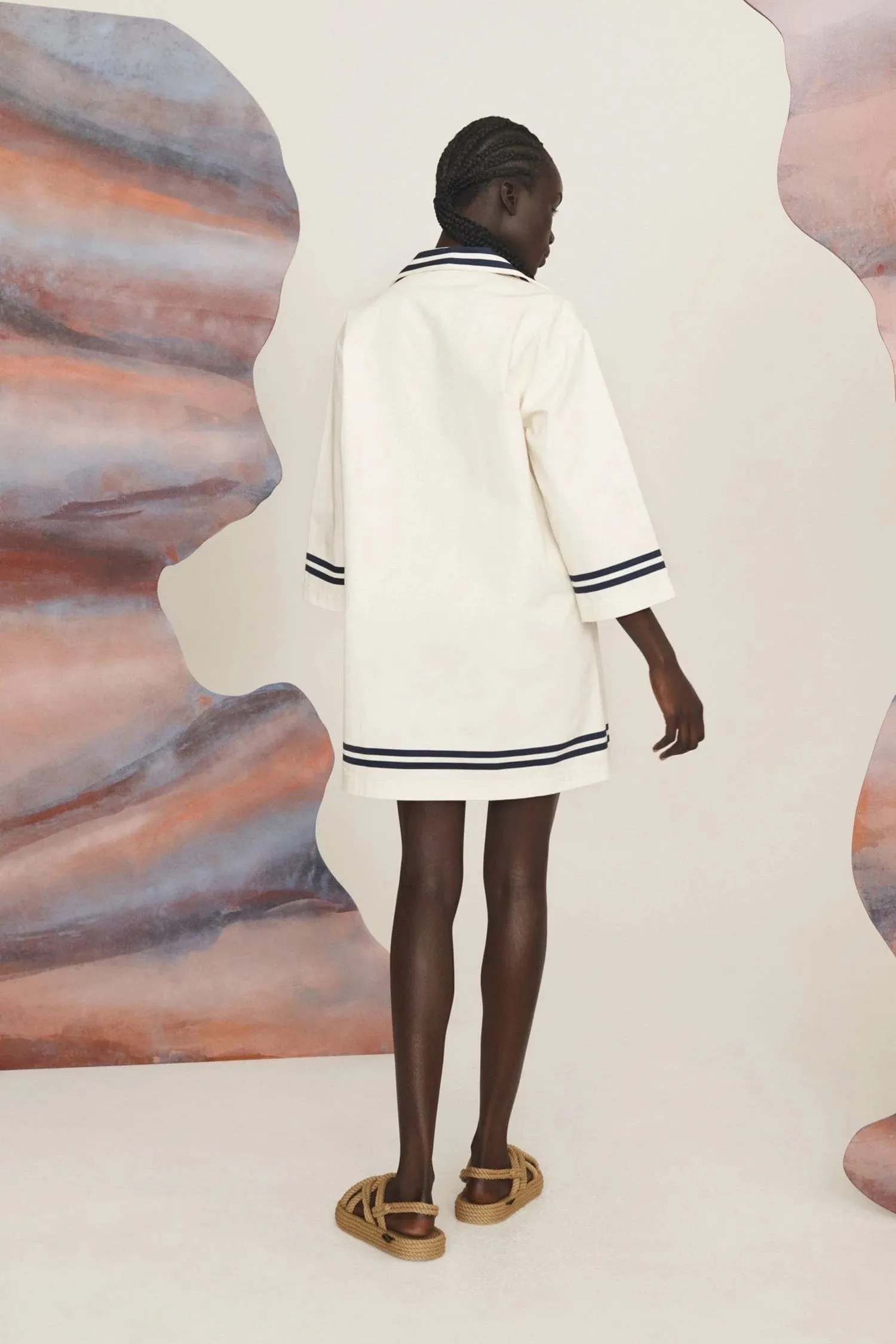 ALÉMAIS MARINE TUNIC DRESS