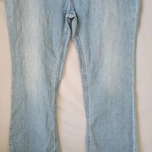 Anthropologie Pilcro High Rise Trouser Boot Cut Denim Jeans 31