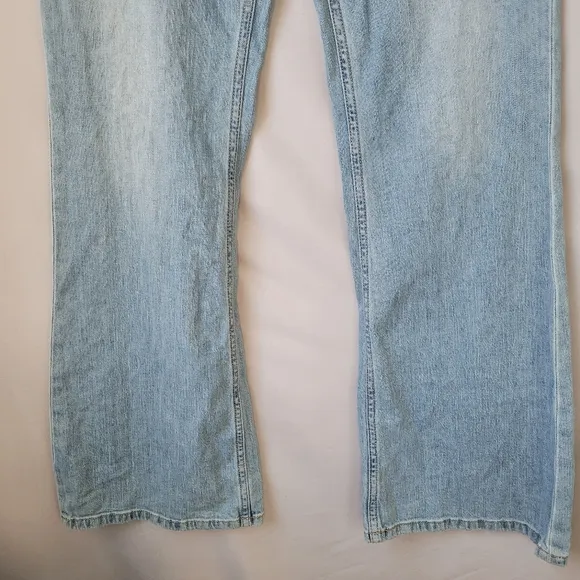Anthropologie Pilcro High Rise Trouser Boot Cut Denim Jeans 31