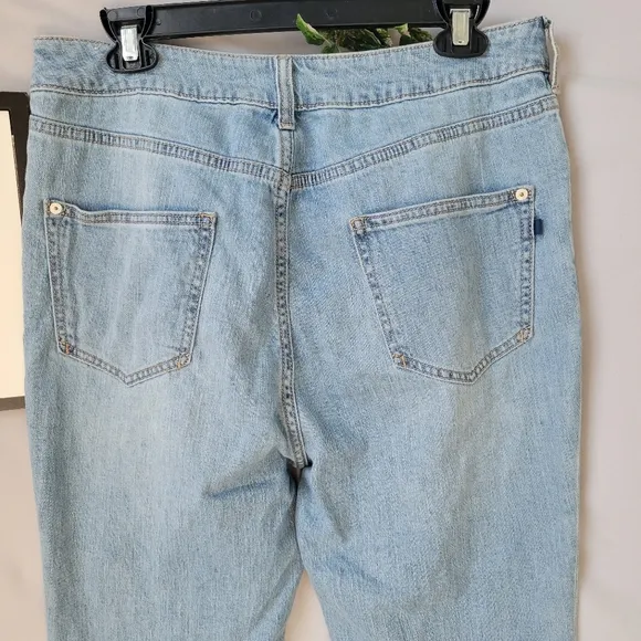 Anthropologie Pilcro High Rise Trouser Boot Cut Denim Jeans 31