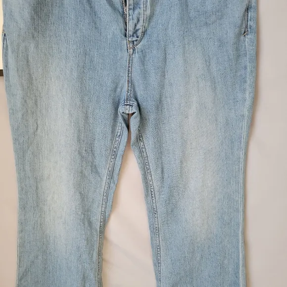 Anthropologie Pilcro High Rise Trouser Boot Cut Denim Jeans 31