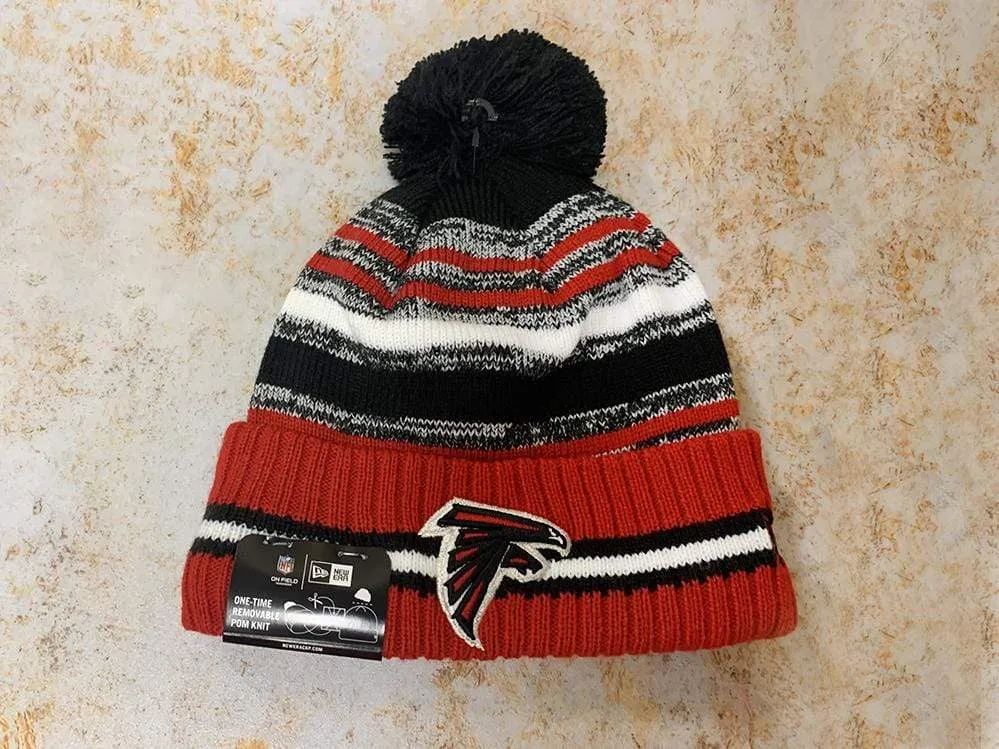 Atlanta Falcons NFL 2021-2022 New Era Sport Knit On Field Beanie
