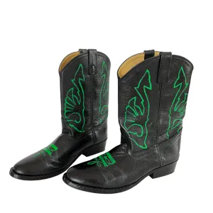 Aztec - Hand-Painted Vintage Cowboy Boots