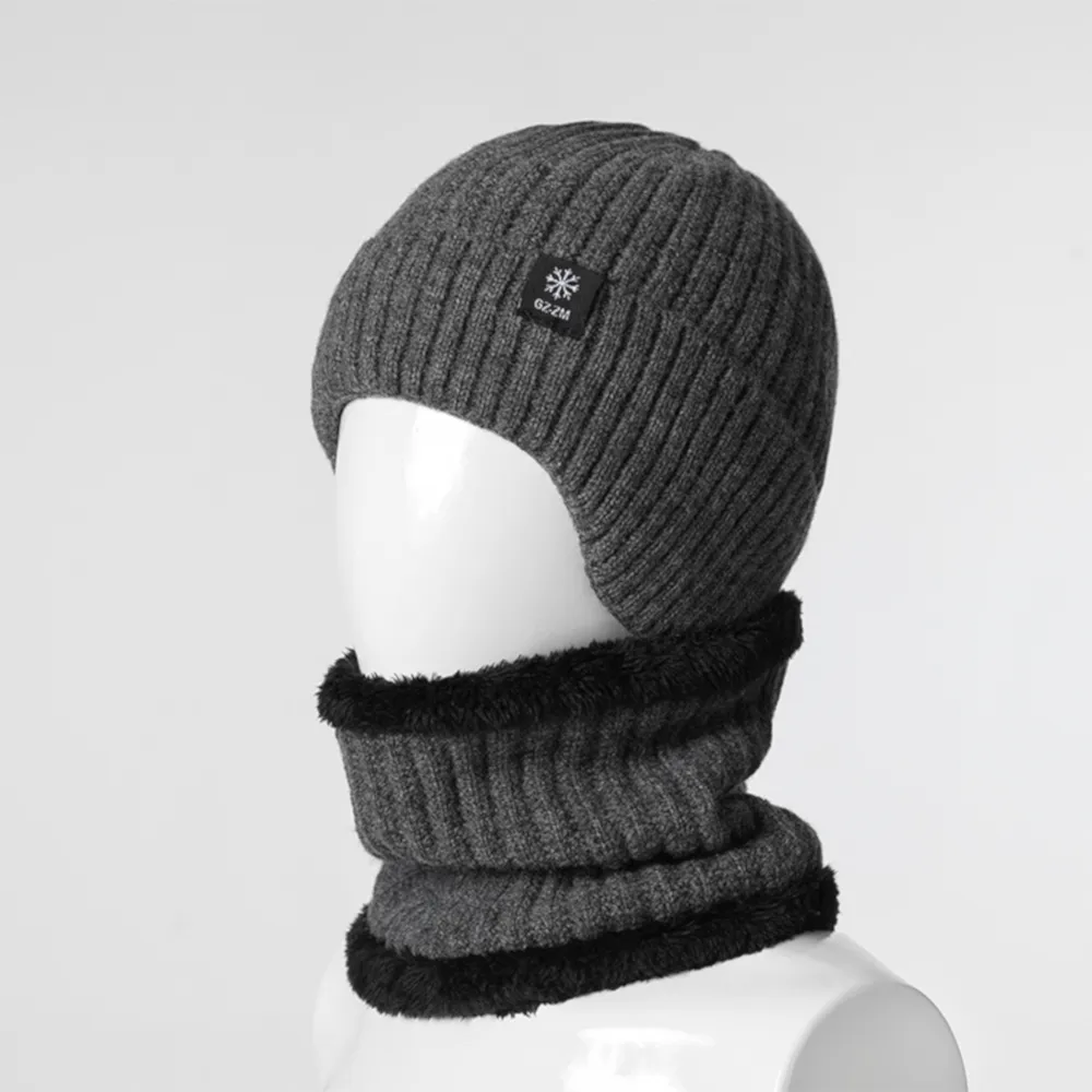 Beanie - Double Layer Summit Beanie  with Neck Gaiter (Plain)
