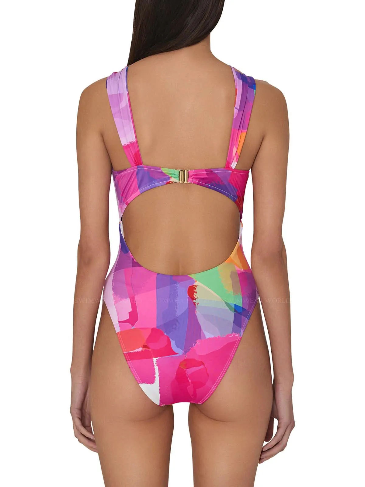 Betsy Draped Bandeau One Piece ::RET