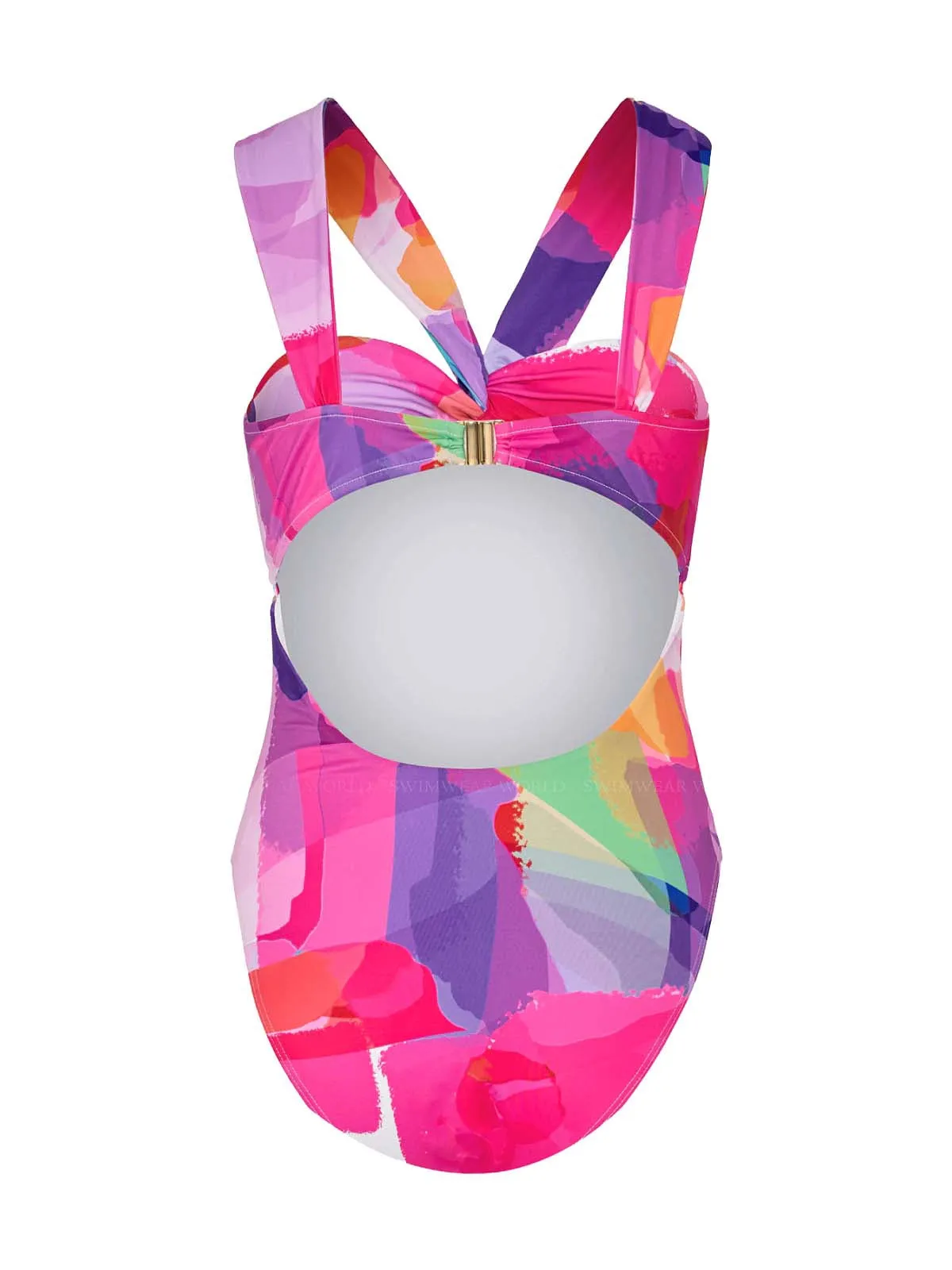 Betsy Draped Bandeau One Piece ::RET