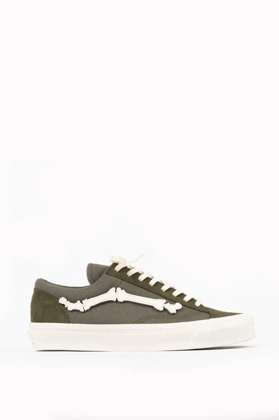 BLENDS X VANS VAULT OG STYLE 36 LX MAGIC TAPE GREEN MARSHMALLOW