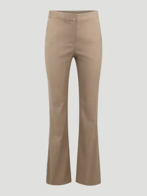 Bowie Cotton Hemp Wide-Leg Pant in Camel