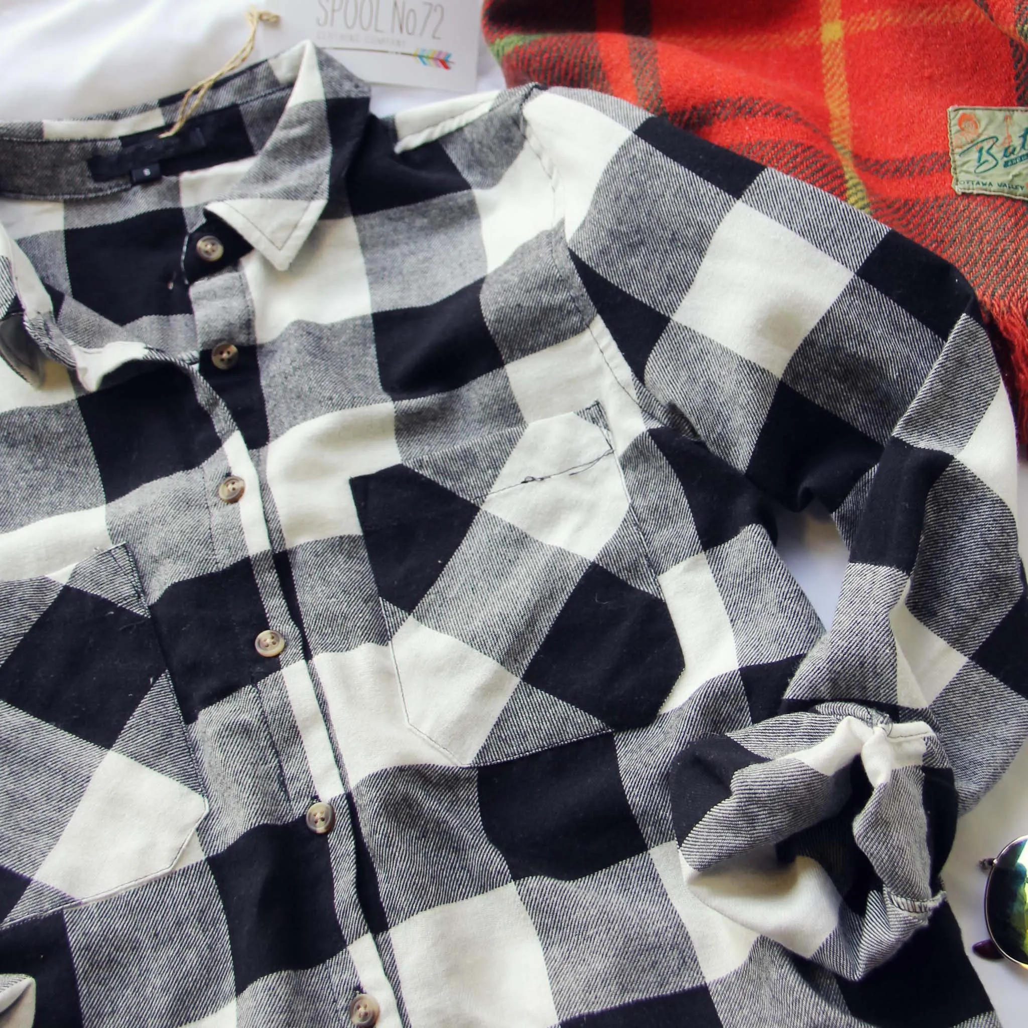 Buffalo Plaid Top