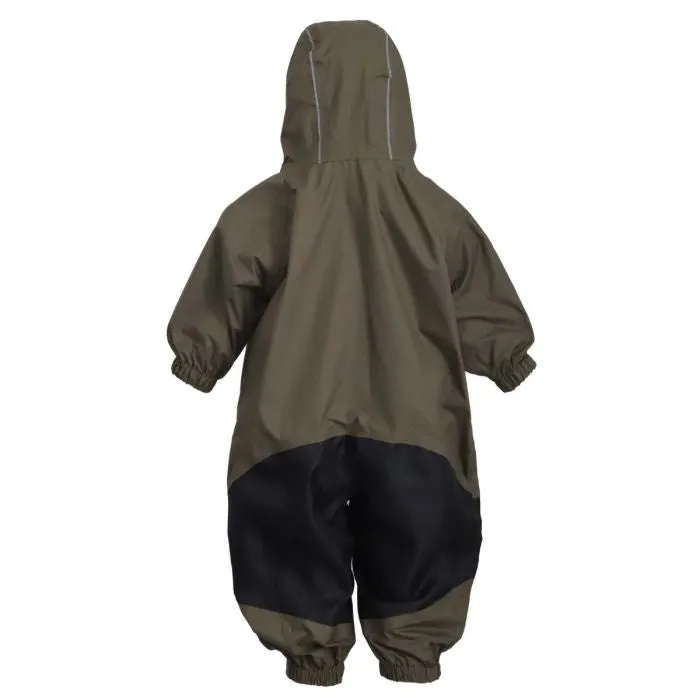 Calikids 2 Zipper Lined Rain Suit In Colour Olive(TOD) Size 12M to 5T