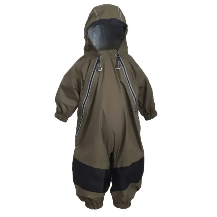 Calikids 2 Zipper Lined Rain Suit In Colour Olive(TOD) Size 12M to 5T