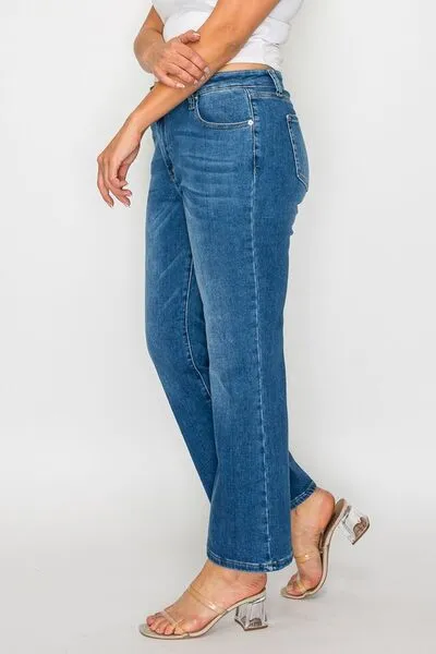 Caroline Mid Rise Ankle Jeans