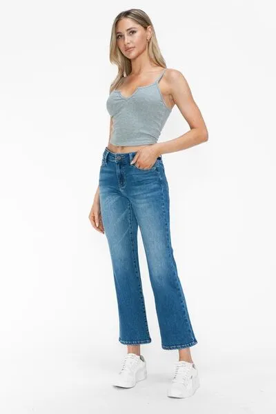 Caroline Mid Rise Ankle Jeans