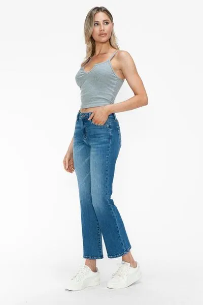 Caroline Mid Rise Ankle Jeans