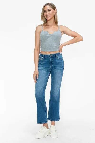 Caroline Mid Rise Ankle Jeans