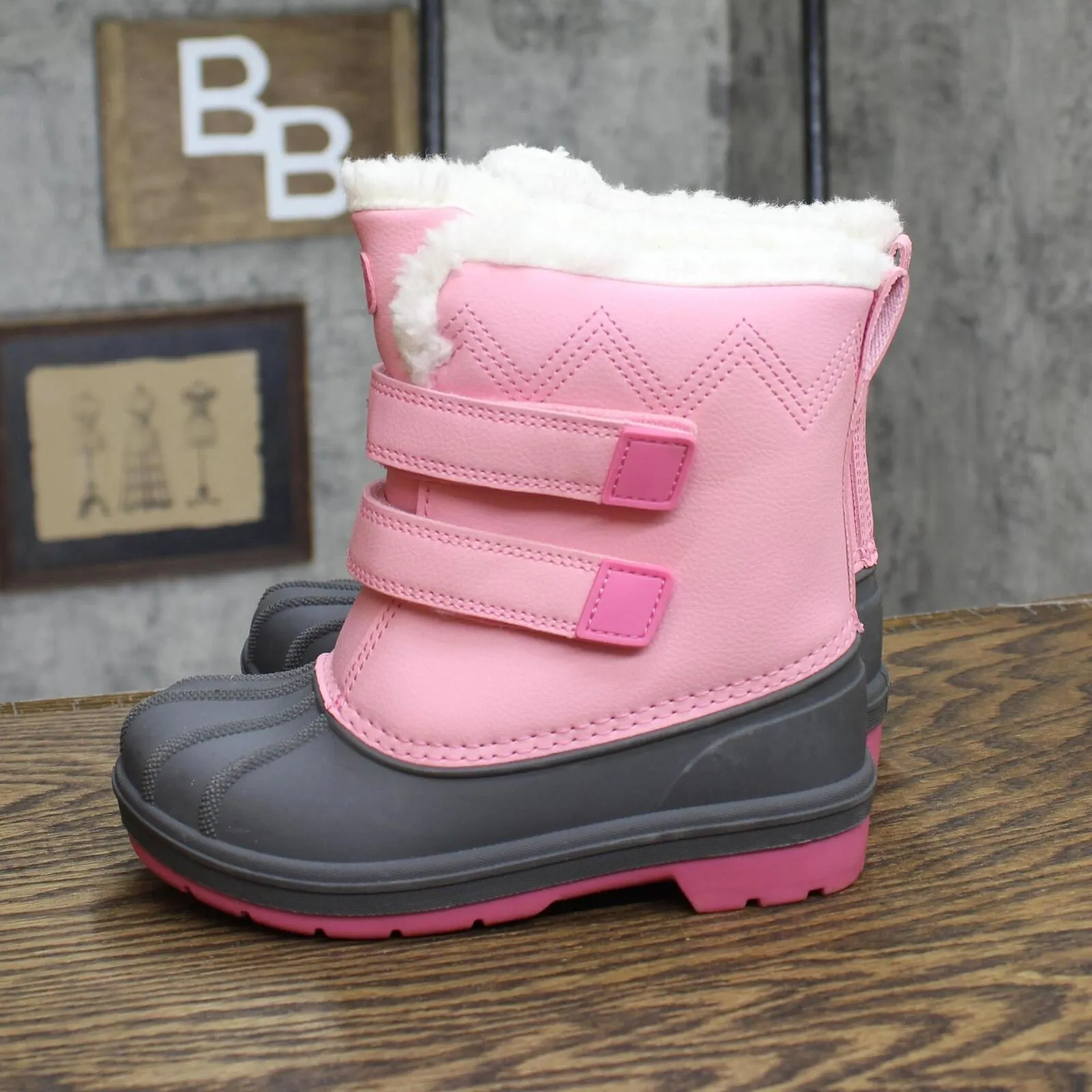 Cat & Jack Toddler Girls Denver Winter Boots 88236571 Pink 12T
