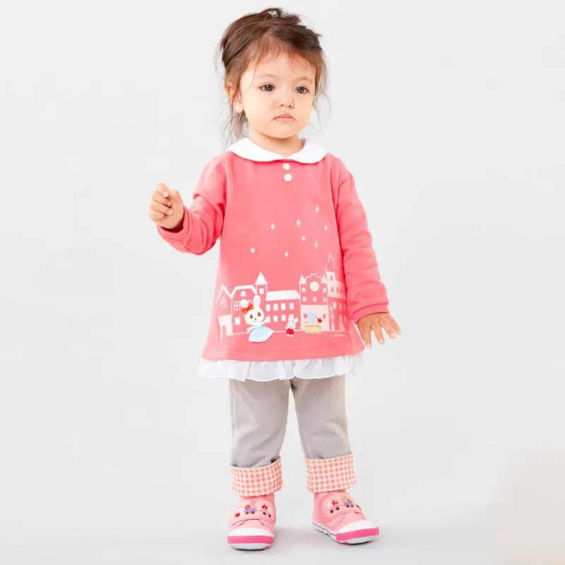 Chiffon Frilled Sweatshirt