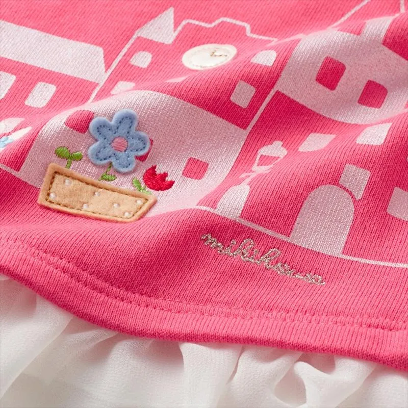 Chiffon Frilled Sweatshirt