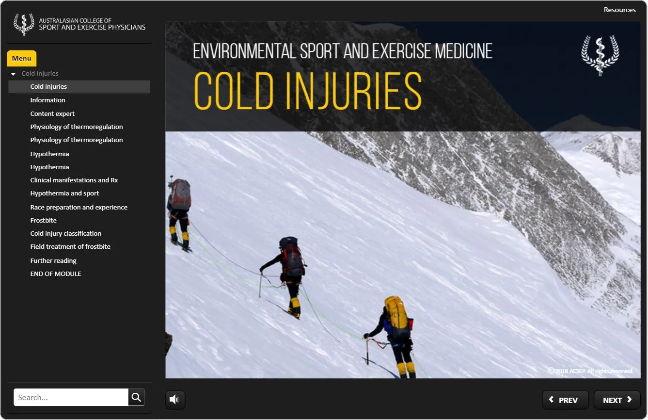 Cold Injuries & Illness