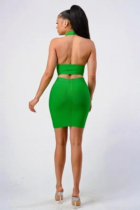 COLOR MELODY CASUAL TWO PCS BANDAGE SET