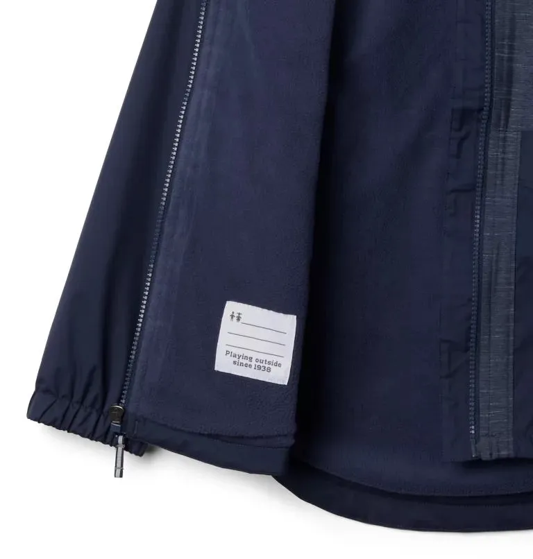 Columbia Nocturnal Navy Rainy Trails: Sizes 4/5 to 18/20