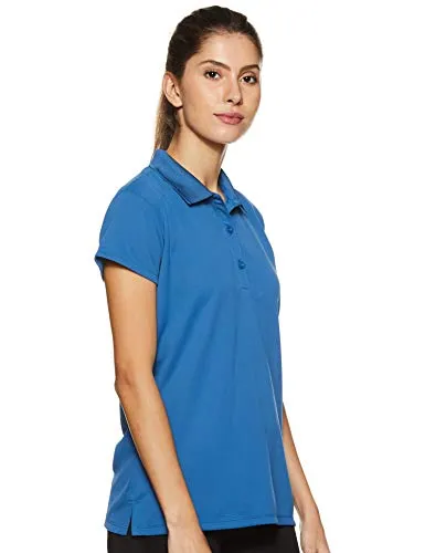 Columbia Women's Plain Regular fit T-Shirt (FL6087-483-M_Deep Rust Storm M)