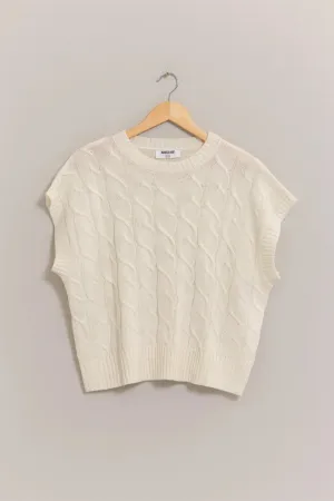 Confess To You Cable Knit Sweater