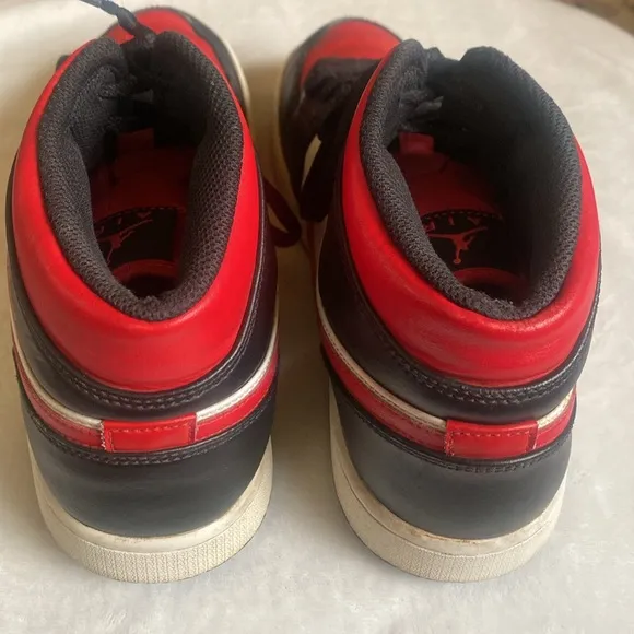 COPY - Men’s Jordan 1 Mid Gym Red Black White Sneakers Size 13