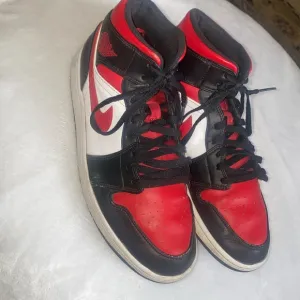COPY - Men’s Jordan 1 Mid Gym Red Black White Sneakers Size 13