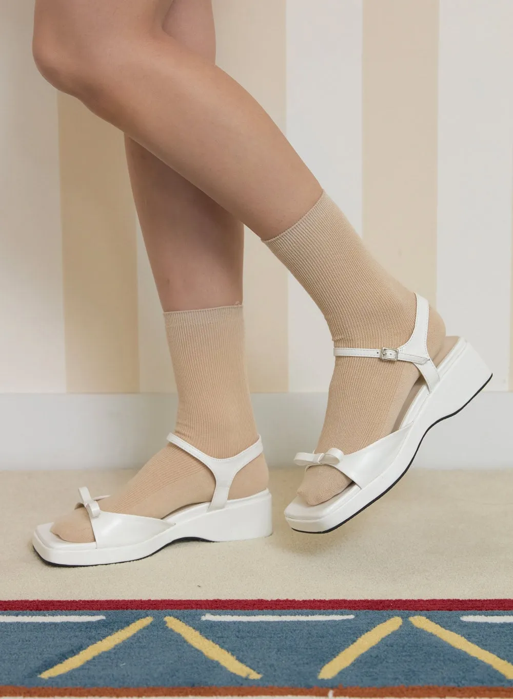 Cotton Solid Basics Socks OY427