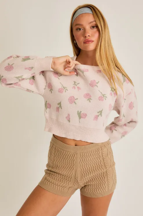 Cozy Rosette Sweater