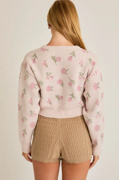 Cozy Rosette Sweater
