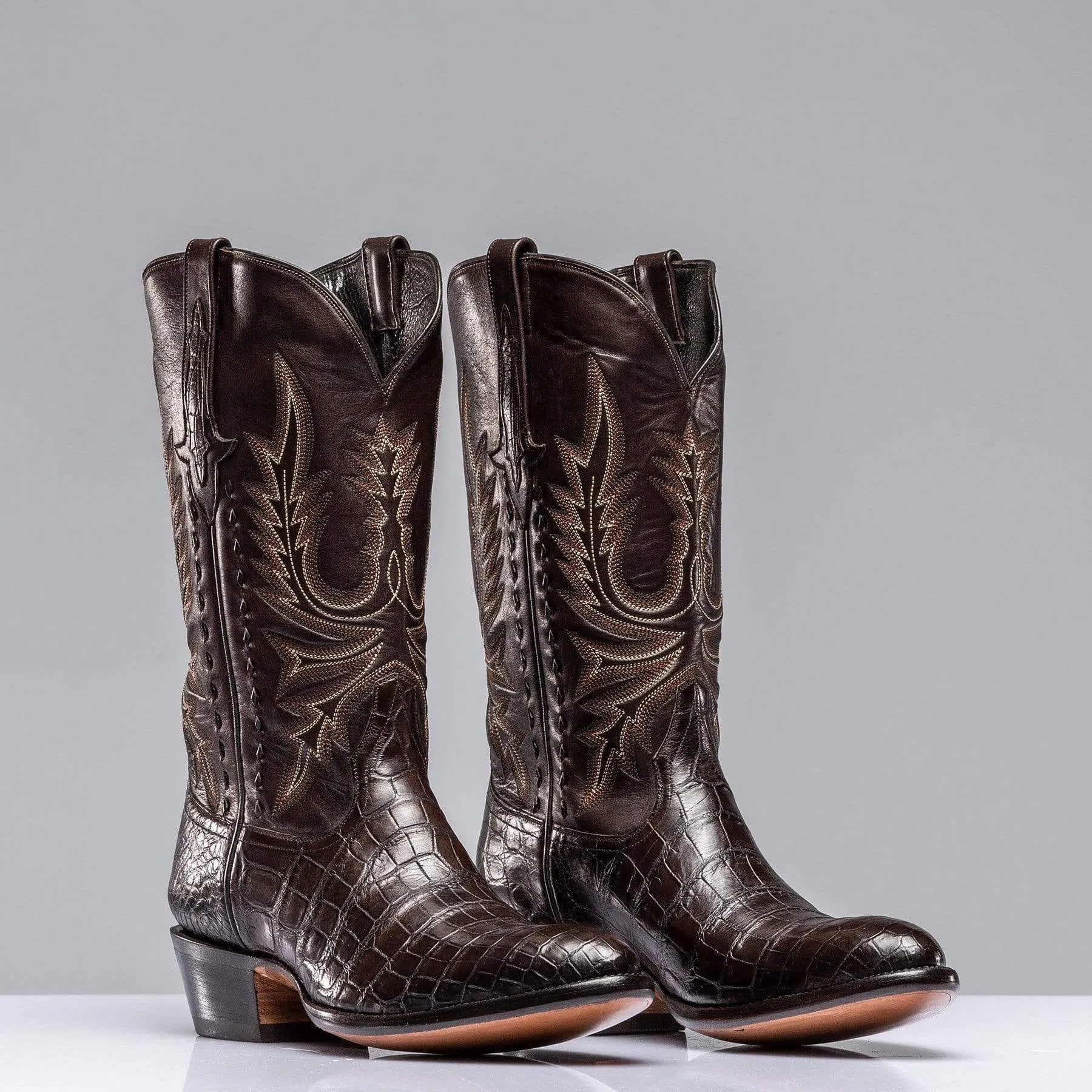 Crocodile Belly Cowboy Boot