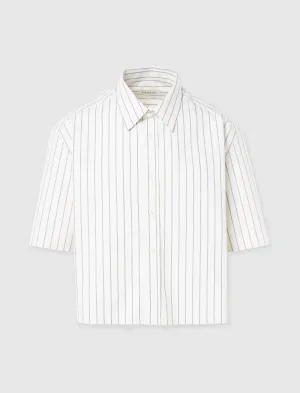 CROPPED SHORT-SLEEVE SHIRT