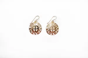 Cuatro Flores Bronze Earrings