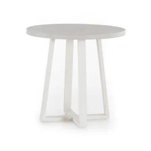 Cyrus Outdoor Round Dining Table - Natural Sand
