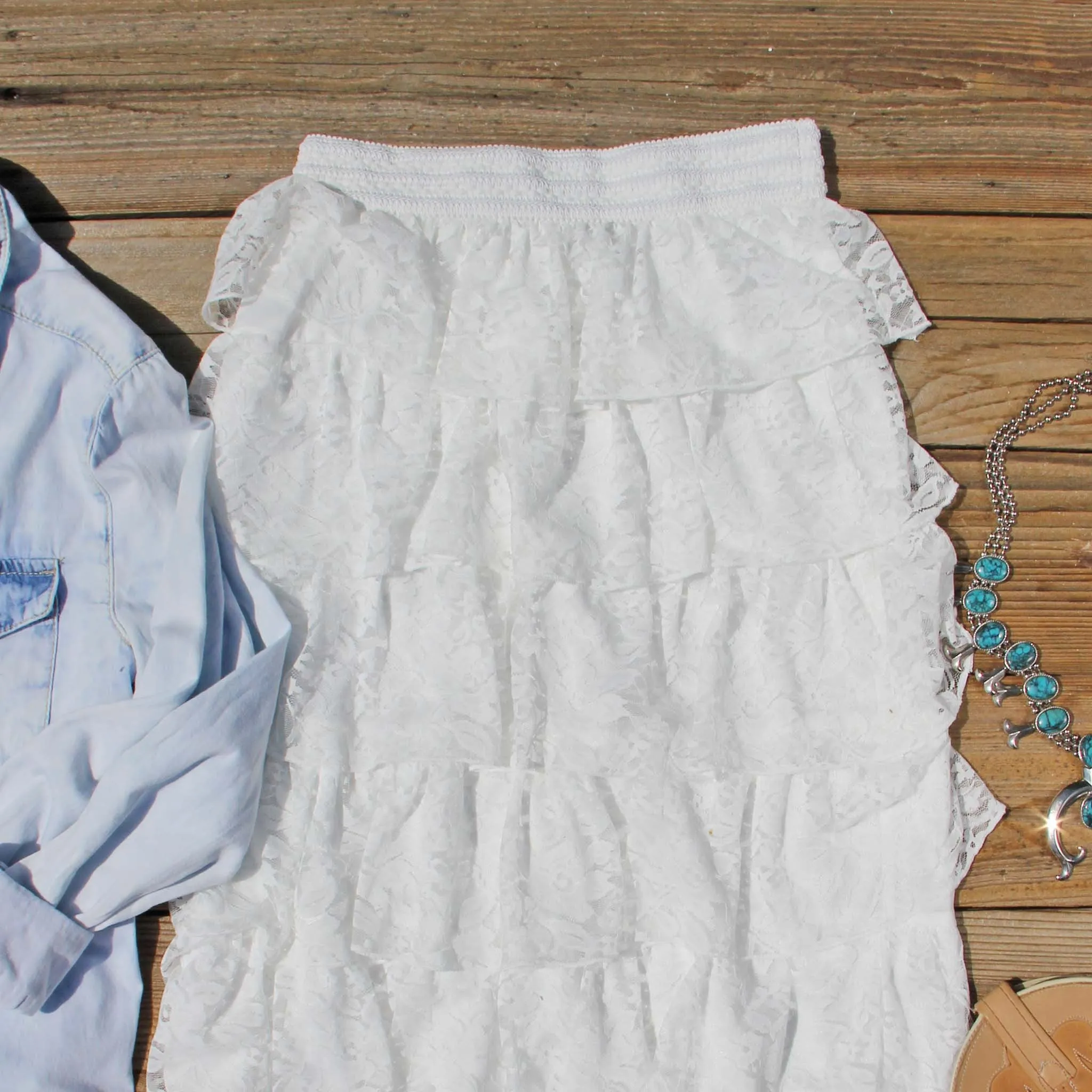 Dakota Lace Maxi Skirt