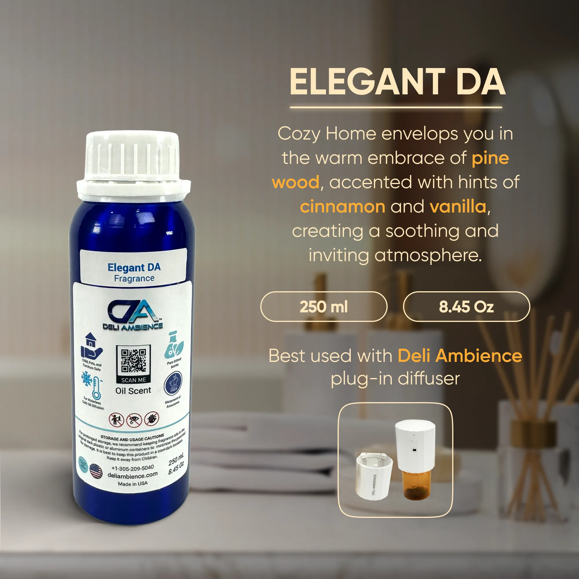 Deli Ambience "DA Elegant" Oil Scent 250 ML