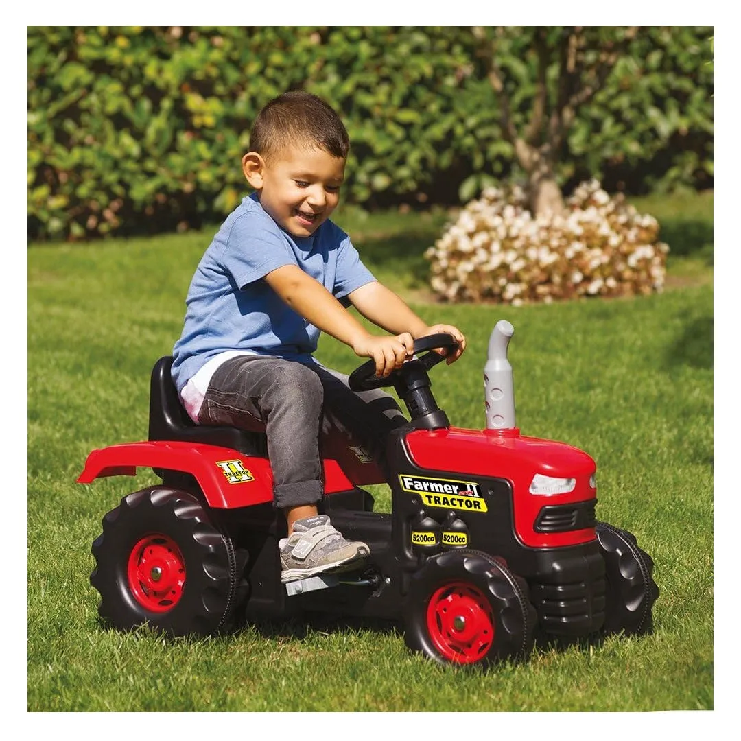 Dolu  Pedal Operated Red Tractor