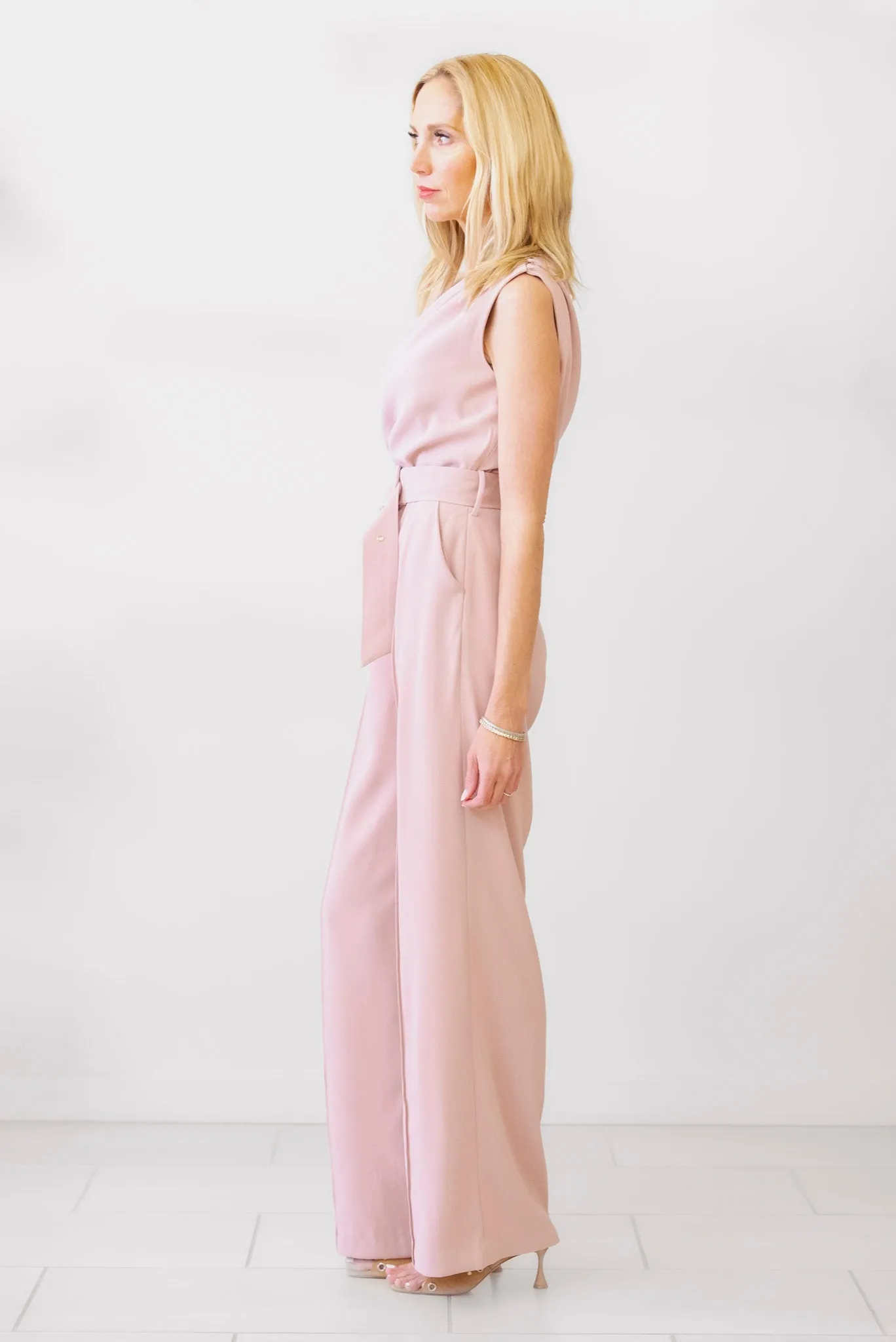 Elliatt Elba Jumpsuit in Blush