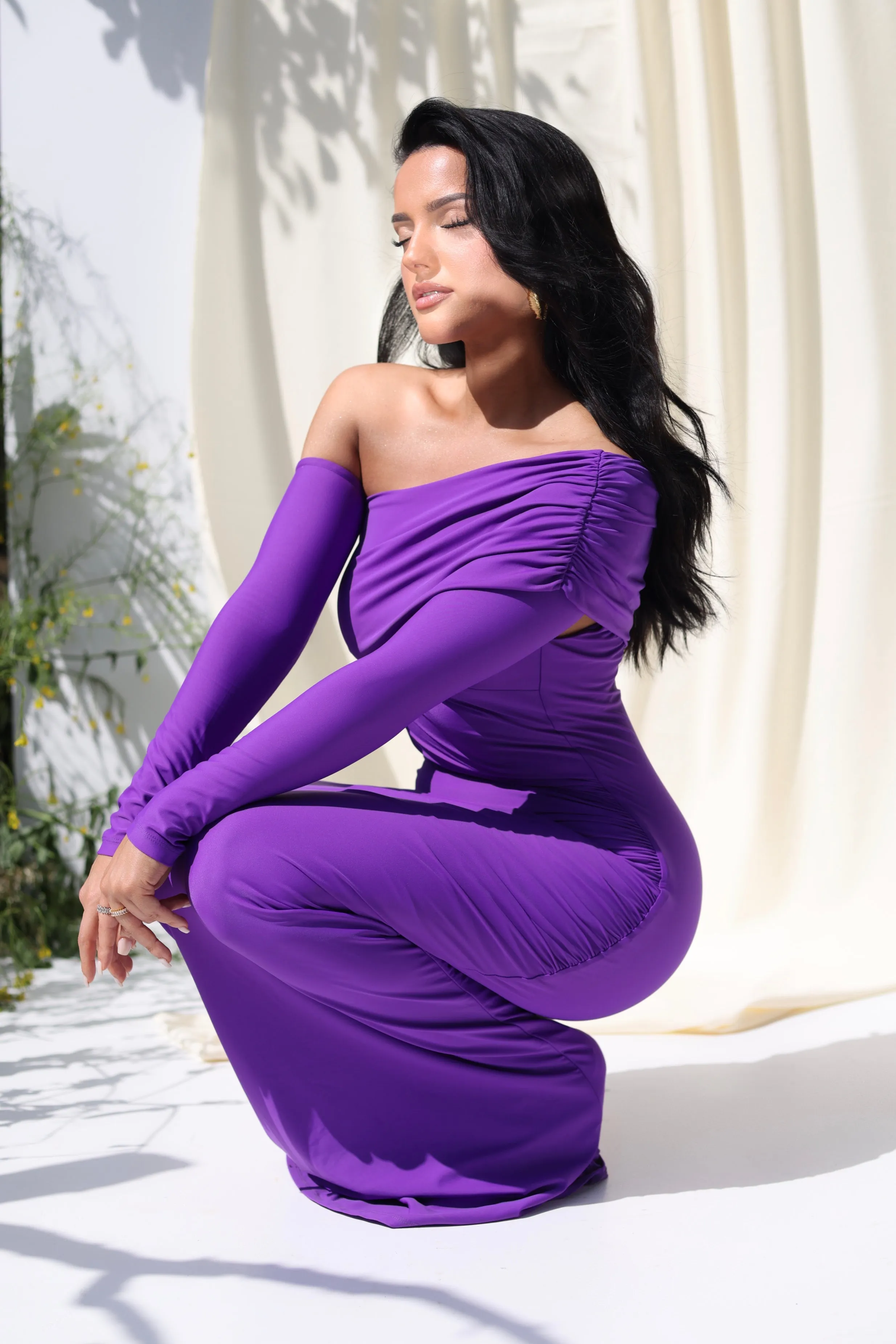 Elysia Purple Dress
