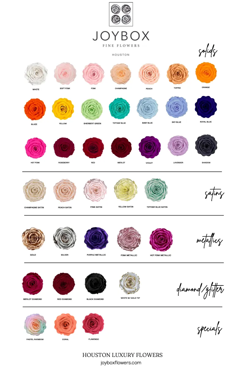 Everlasting Black Round Luxe box (choose color)