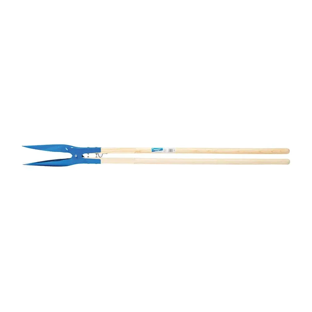 Fence Post Hole Digger Heavy Duty Fencing Spade Wood Handles