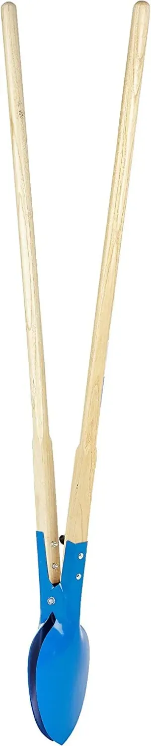 Fence Post Hole Digger Heavy Duty Fencing Spade Wood Handles