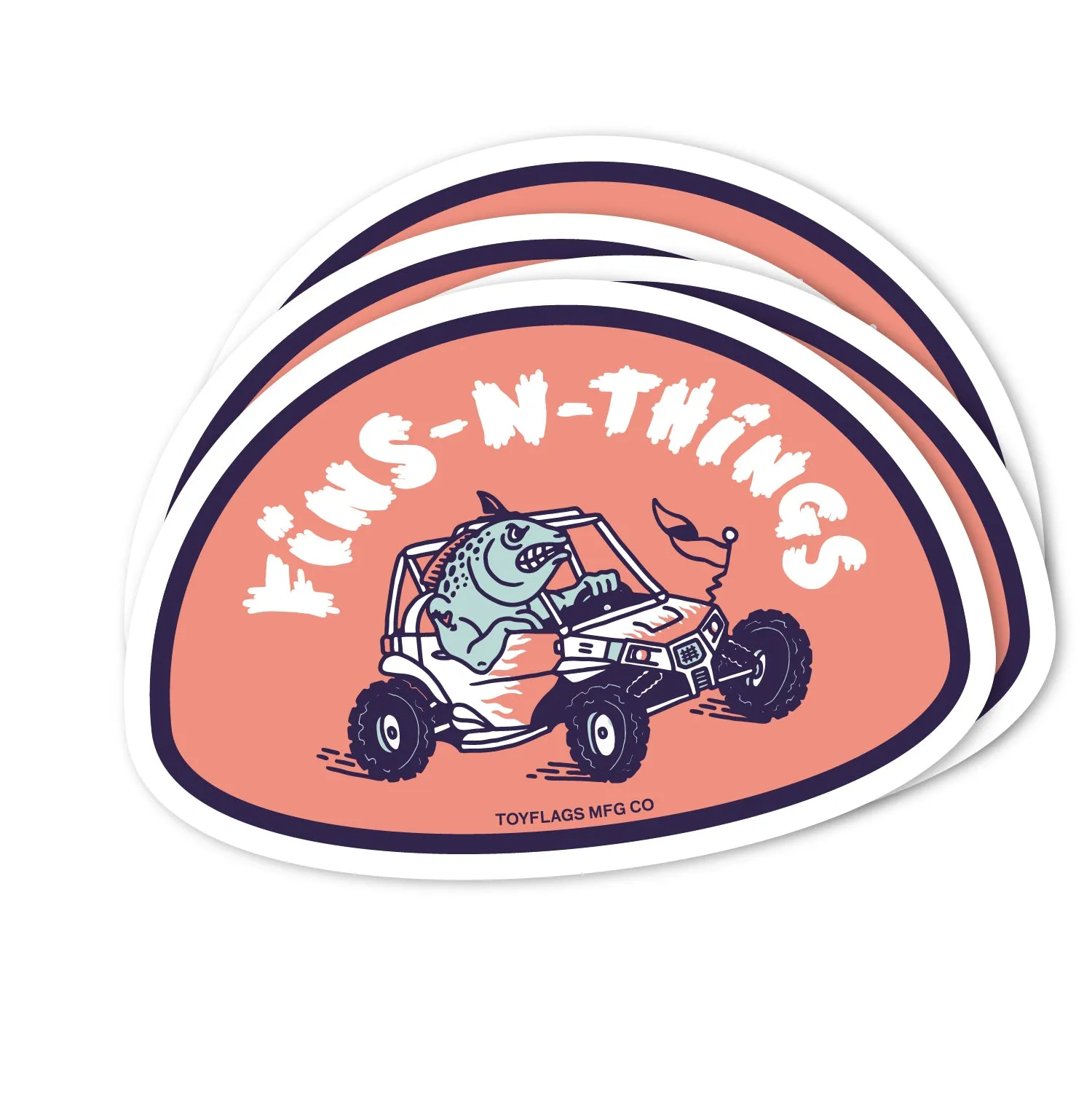Fins n' Things Trail sticker